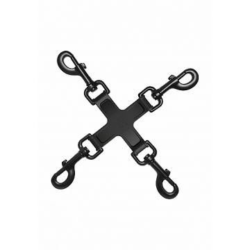 Siliconen Hogtie Kink - Zwart