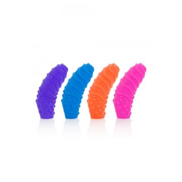 Siliconen Vinger Sleeves - Swirls