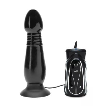 Buttplug met stootfunctie