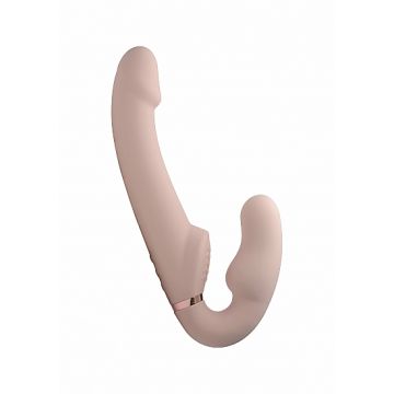 Strapless Strap-on Evoke Opblaasbaar en Vibrerend
