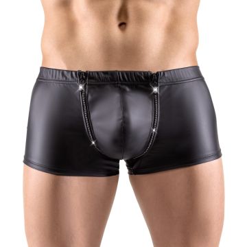 Svenjoyment Matte Broek met Strass - Zwart