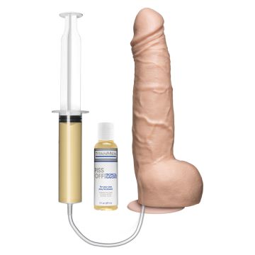 Spuitende Dildo Titanmen - Vanille