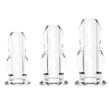 Tunnelplug Triplets - Transparant