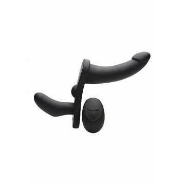Voorbind Dildo met Afstandsbediening U-Strap