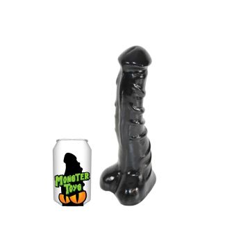 XXL Dildo Basilic - Zwart