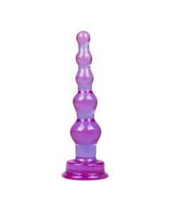 Doc Johnson - Anaal dildo met kralen - Paars