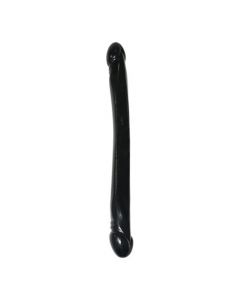 Zwarte dubbele dildo XL