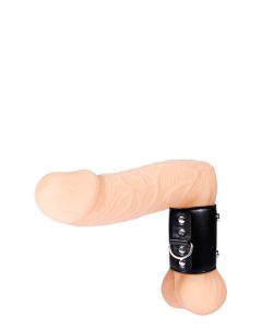 Men's Expert Ballstretcher met D-ring 7 cm - Zwart