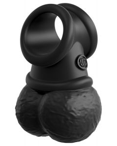 Vibrerende cockring met ballen
