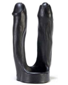 3-WAY Dubbele Zwarte Dildo