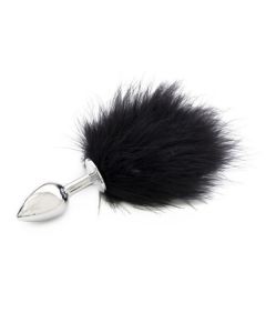 Anaal Plug met Zwarte Tail