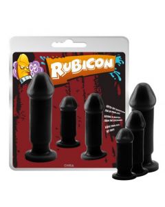 Anaal Plug Set Evil Plug - Zwart compleet