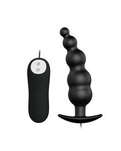 Anal Beads met Brede Basis en Afstandsbediening los