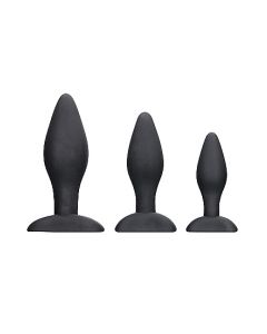 Apex Butt Plug Set - Zwart voor