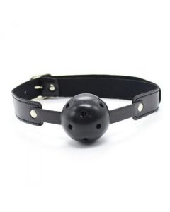 Ballgag met Gaten - Zwart