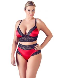 BH Set Plus Size - Rood / Zwart