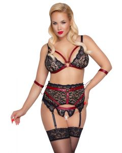 Bondage Jarretel Set met Handboeien