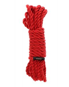Bondage Touw 5 meter 7 mm - Rood