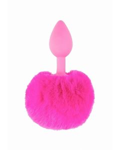 Buttplug met Bunny Tail - Roze 