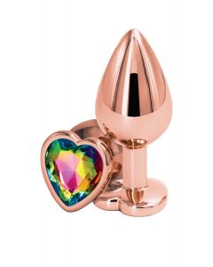 Buttplug met Fonkelende Steen M - Rose 