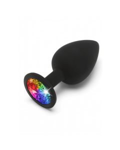 Buttplug Rainbow Booty Jewel Large