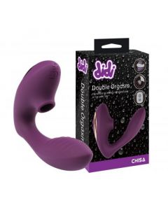 Clitoris Stimulator Double Orgasm- Paars