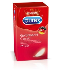 Durex Gevoelsecht Classic - 22 St