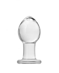 Glazen Buttplug Crystal Medium - Transparant
