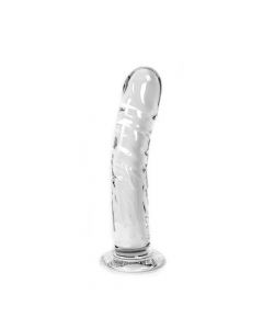 Glazen Dildo Clear Penis Round