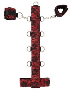  Kinky Halsband met Handboeien en D-ringen los