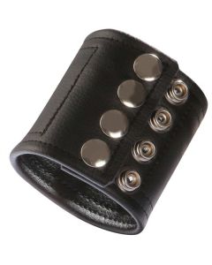Leren Pols Wallet - Zwart