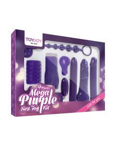 Mega Vibrator Set - Paars verpakt