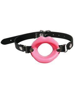 Open Mouth Gag - Silicone Lips Pink los