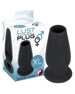Open Tunnel Plug XL - Zwart kopen