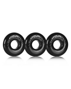 Donut Ringer Zwarte Cockring Set - Small