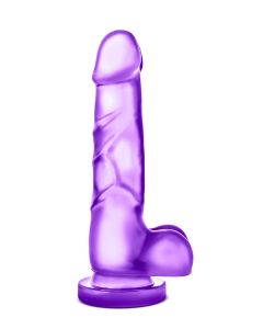 Paarse Dildo met Realistische Look los