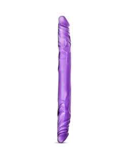 Paarse Dubbele Dildo 35 cm los