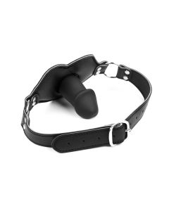 Penis Gag Big Lips Zwart voor