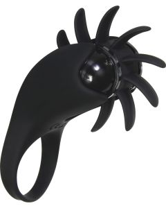 Cockring Leader met clitoris stimulator Zwart