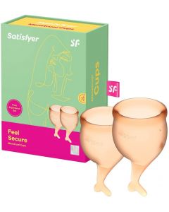 Satisfyer - Feel Secure Menstruatie Cup Set Oranje