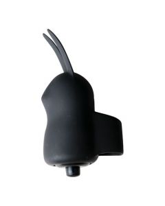 Power Rabbit Vingerring - Zwart