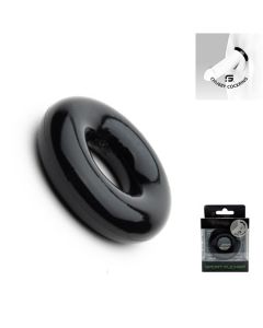 Chubby Rubber Cockring - Zwart
