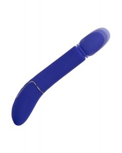 Stotende Vibrator Slim Thumper - Paars in werking
