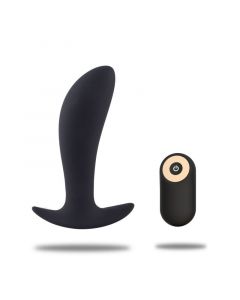 Vibrerende Prostaat Stimulator - Zwart remote