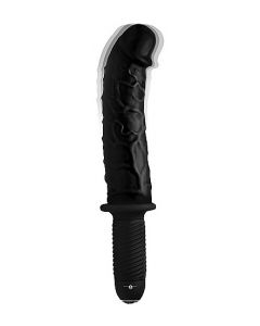 XXL Dildo met Handvat - The Curved Dicktator zijkant