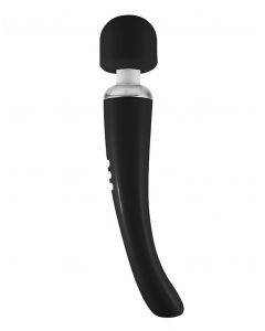 Zwarte Oplaadbare Bodywand - Elegance los