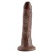 Realistische dildo 18 cm - Bruin