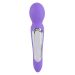 Oplaadbare Dubbel/Wand Vibrator - Paars
