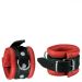 Hand boeien 5 cm Rood - Kiotos Leather