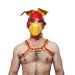 Masker Shaggy Dog Hood - Gele oren